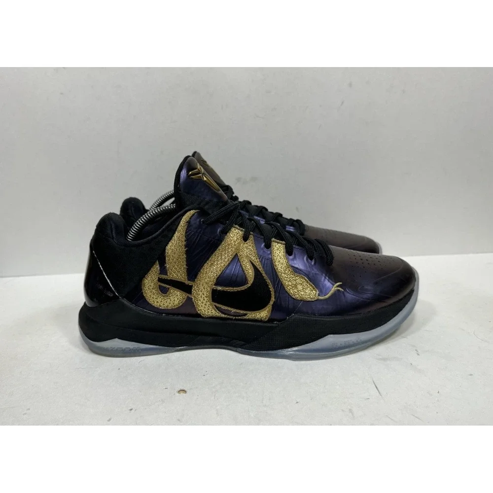 Nike Zoom Kobe 5 Protro Men's Size 10 Basketball Eggplant Black Gold IB4481-500